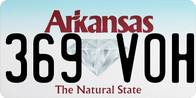 AR license plate 369VOH