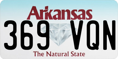 AR license plate 369VQN
