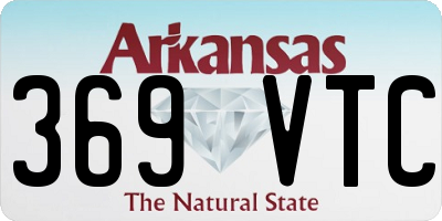 AR license plate 369VTC
