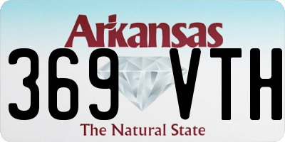 AR license plate 369VTH