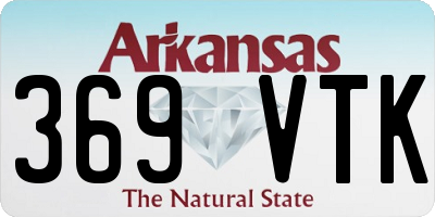 AR license plate 369VTK