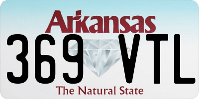 AR license plate 369VTL