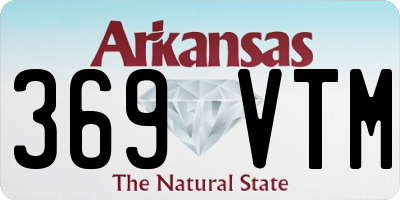 AR license plate 369VTM