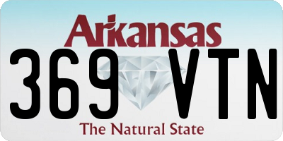 AR license plate 369VTN