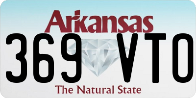 AR license plate 369VTO