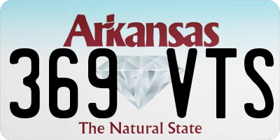 AR license plate 369VTS