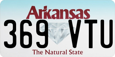 AR license plate 369VTU
