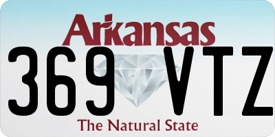 AR license plate 369VTZ
