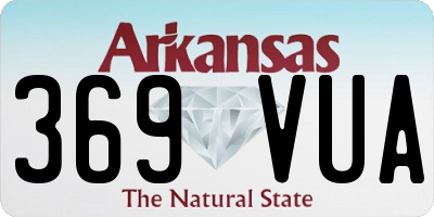 AR license plate 369VUA