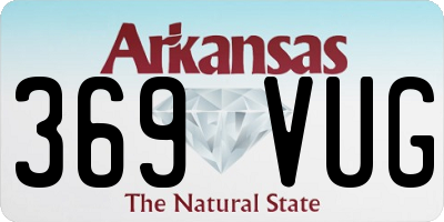 AR license plate 369VUG