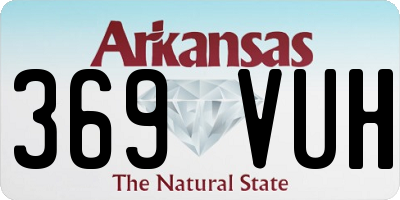 AR license plate 369VUH