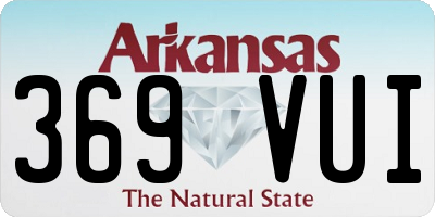 AR license plate 369VUI