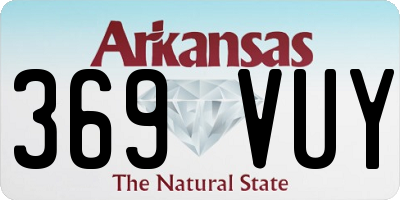 AR license plate 369VUY