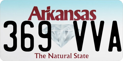 AR license plate 369VVA