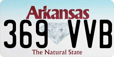 AR license plate 369VVB