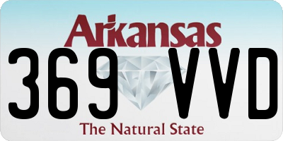 AR license plate 369VVD