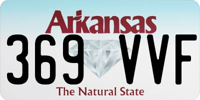 AR license plate 369VVF