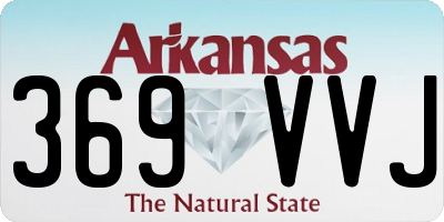AR license plate 369VVJ