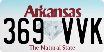 AR license plate 369VVK