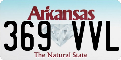 AR license plate 369VVL