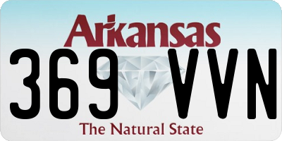 AR license plate 369VVN