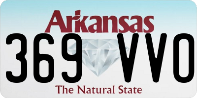 AR license plate 369VVO