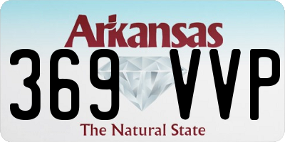 AR license plate 369VVP
