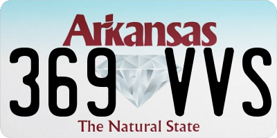 AR license plate 369VVS