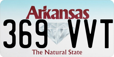 AR license plate 369VVT