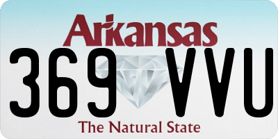 AR license plate 369VVU