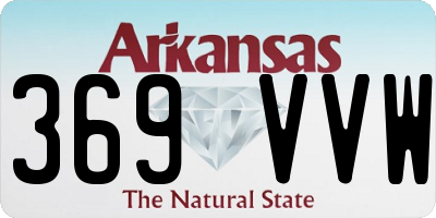 AR license plate 369VVW