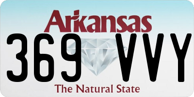 AR license plate 369VVY