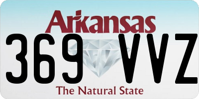 AR license plate 369VVZ