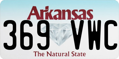 AR license plate 369VWC