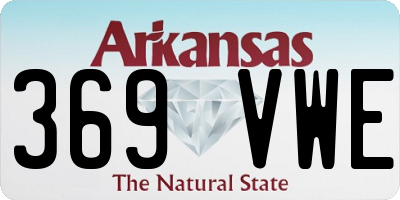 AR license plate 369VWE