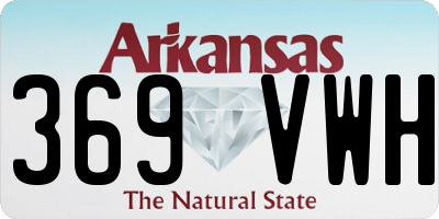 AR license plate 369VWH