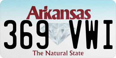 AR license plate 369VWI