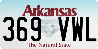 AR license plate 369VWL