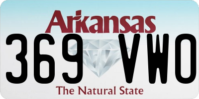 AR license plate 369VWO