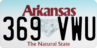 AR license plate 369VWU