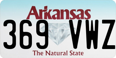 AR license plate 369VWZ