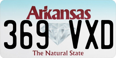 AR license plate 369VXD