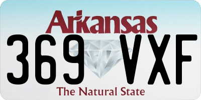 AR license plate 369VXF