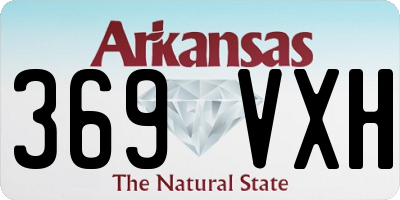 AR license plate 369VXH