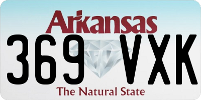 AR license plate 369VXK