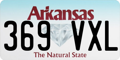 AR license plate 369VXL