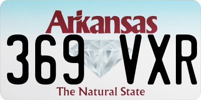 AR license plate 369VXR