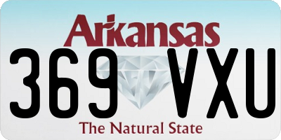 AR license plate 369VXU