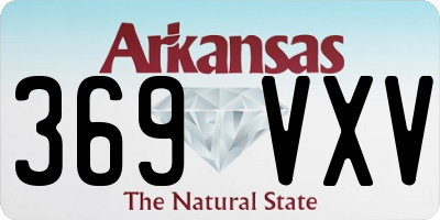 AR license plate 369VXV