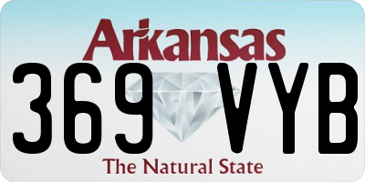 AR license plate 369VYB